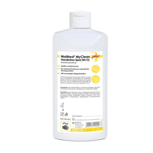 MaiMed MyClean handlotion lipid (W/O) hudskyddskräm (vatten-oljabas)