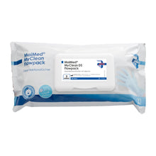 MaiMed MyClean DS Flowpack, 80 ark 20x20 cm, indränkta våtservetter | Förpackning (80 stycken)