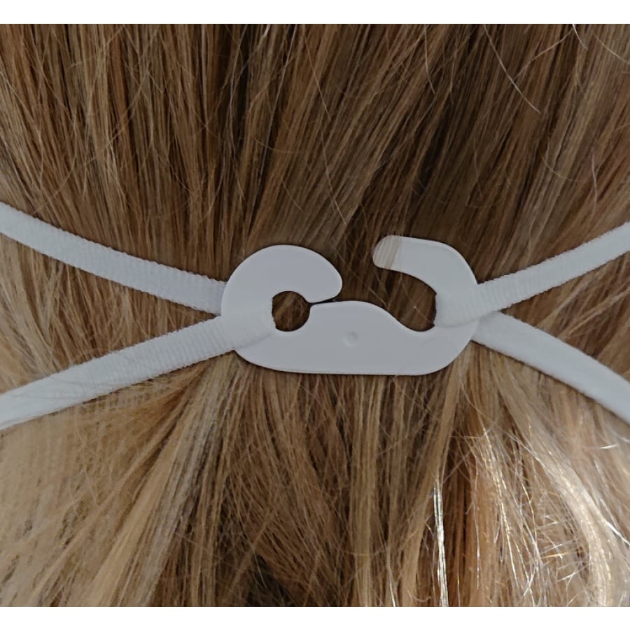 FFP2 andningsmask, vit, 10 st. / Box utan ventil, öronöglor | Box (10 stycken)