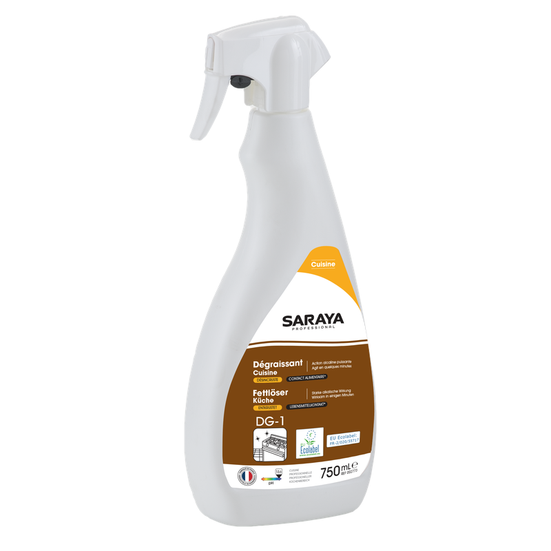 Saraya köksrengöring / avfettningsmedel Ecolabel | Sprayflaska (750 ml)