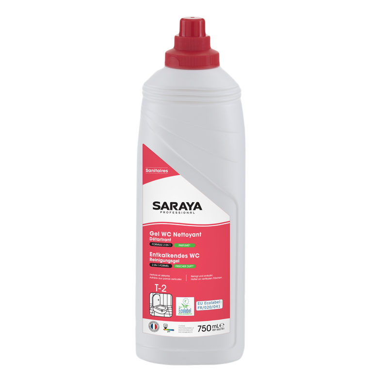 Saraya toalettgel rengöringsmedel Ecolabel | Flaska (750 ml)