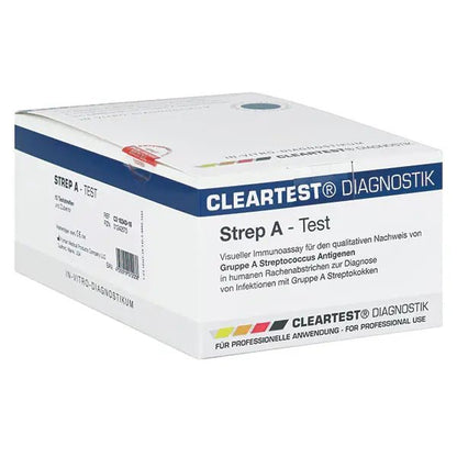 Clearest Strep -A -kassetttest - 10 Testremsor | Pack (10 tester)