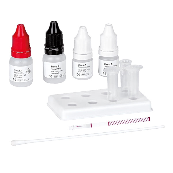 Clearest Strep -A -kassetttest - 10 Testremsor | Pack (10 tester)