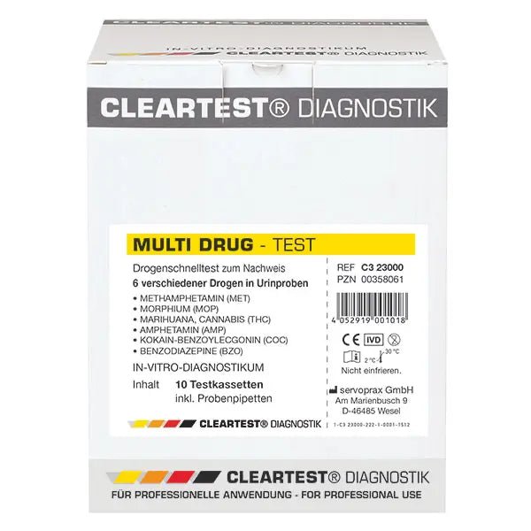 Cleartest Multi-Drug Metadon
