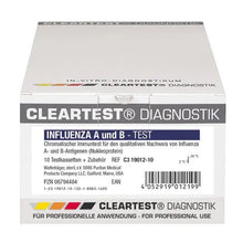 Klartest influensatyp: A & B Pack: 5 tester | Pack (5 tester)