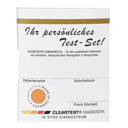 Cleartest Humanofecal, Pack: 50 tester | Pack (50 tester)