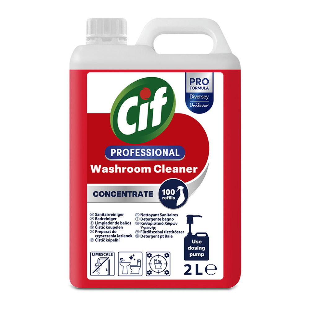 Cif Professional Koncentrerad Badrumsrengörare | Kanister (2 l)