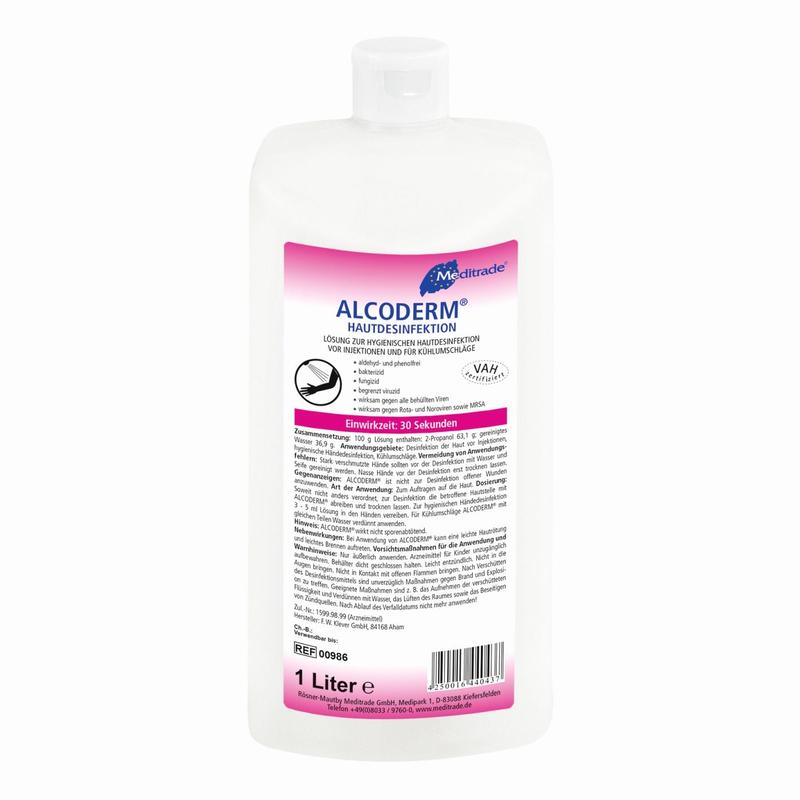 Alcoderm® huddesinfektion, 1 L | Flaska (1 st)