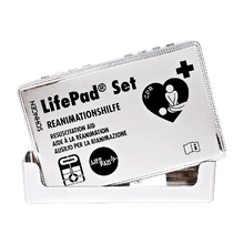 LifePad®-box i krom, inkl. väggfäste