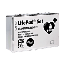LifePad®-box i krom, inkl. väggfäste