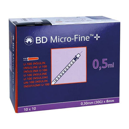 Micro-Fine Plus insulinspruta | Förpackning (100 stycken)