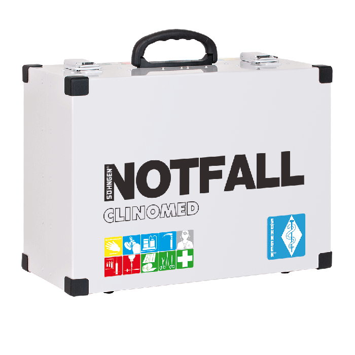 Notfallkoffer CLINOMED leer mit Inneneinrichtung