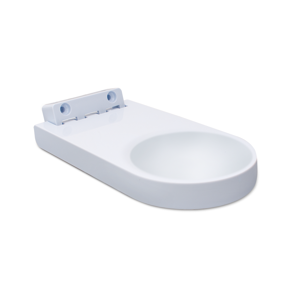 Droppskål för universaldispenser REF2040 av plast, vit | Förpackning (1 st)