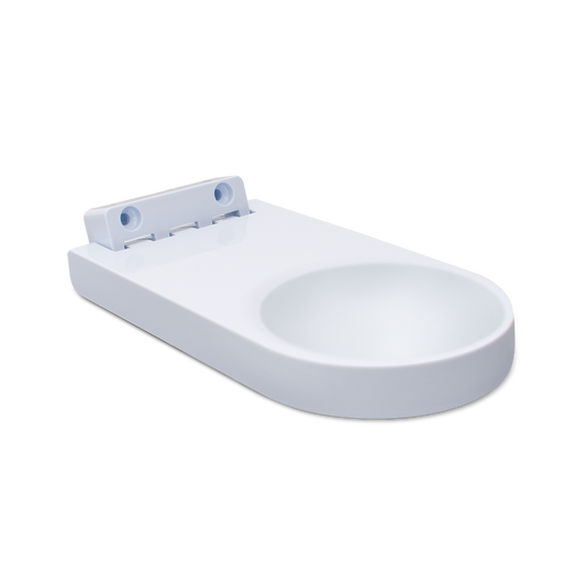 Droppskål för universaldispenser REF2040 av plast, vit | Förpackning (1 st)