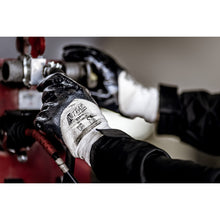 NITRAS nitrilhandskar, naturlig färg / blå