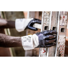 NITRAS nitrilhandskar, naturlig färg / blå