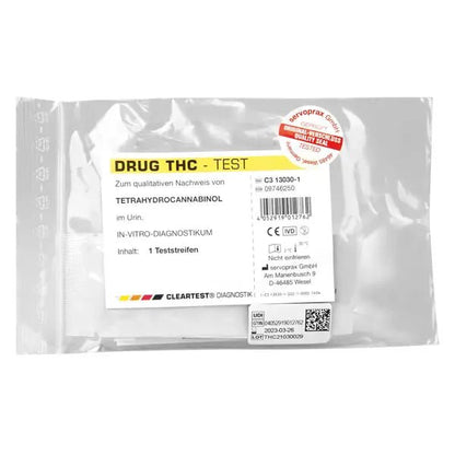Tydligaste drogtest tetrahydrocannabinol testkassett