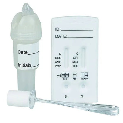 Tydligaste drogsalivtest AMP50/MET50/OPI40/COC20/THC25/BZO20 Förpackning: 5 tester | Pack (5 tester)