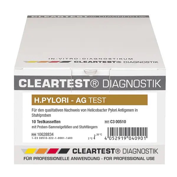 Cleartest Pylori AG, tillverkad av stol