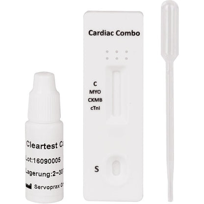 Cleartest Cardio Myglobin/CK-MB/Trop I Pack: 10 tester | Pack (10 tester)