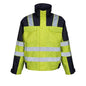 MASCOT® Genova vinterjacka, hi-vis gul/marinblå