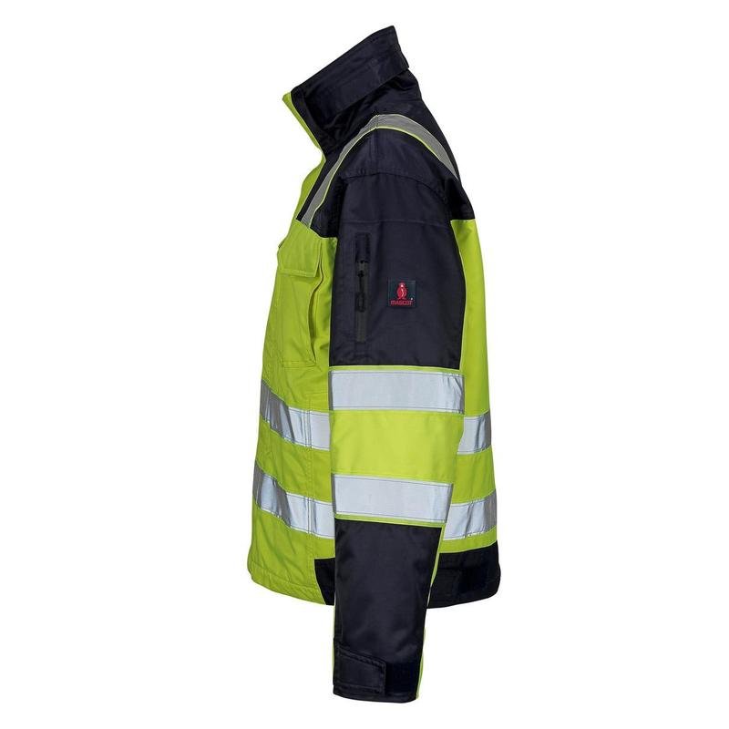 MASCOT® Genova vinterjacka, hi-vis gul/marinblå