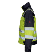 MASCOT® Genova vinterjacka, hi-vis gul/marinblå