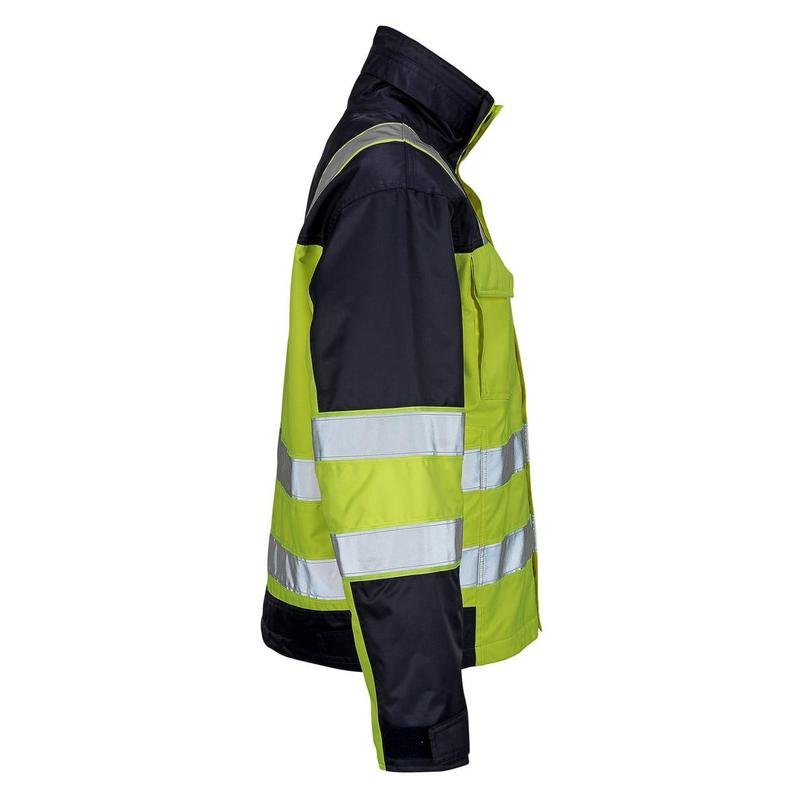 MASCOT® Genova vinterjacka, hi-vis gul/marinblå