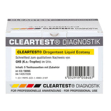 Cleartest drogtest, Liquid Ecstasy Pack: 5 tester | Styck (5 tester)
