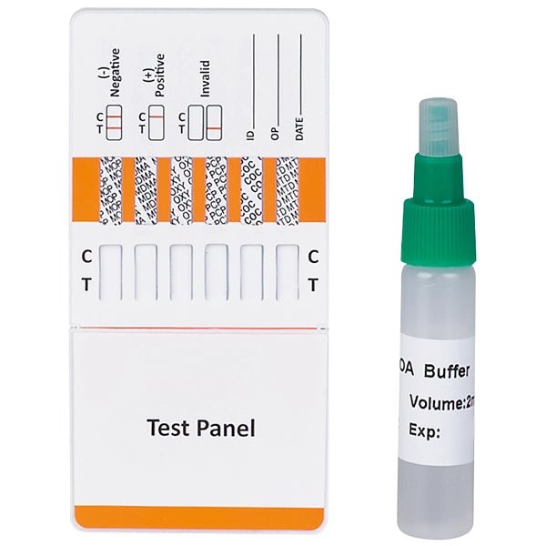 Cleartest Multi Drug wipe test 12-faldig läkemedelskombination, testplatta