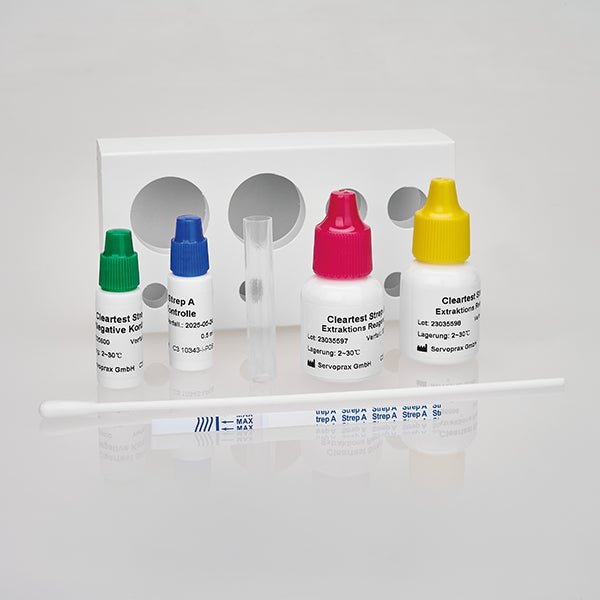 Cleartest light Strep-A, teststicksförpackning: 25 tester | Pack (25 tester)