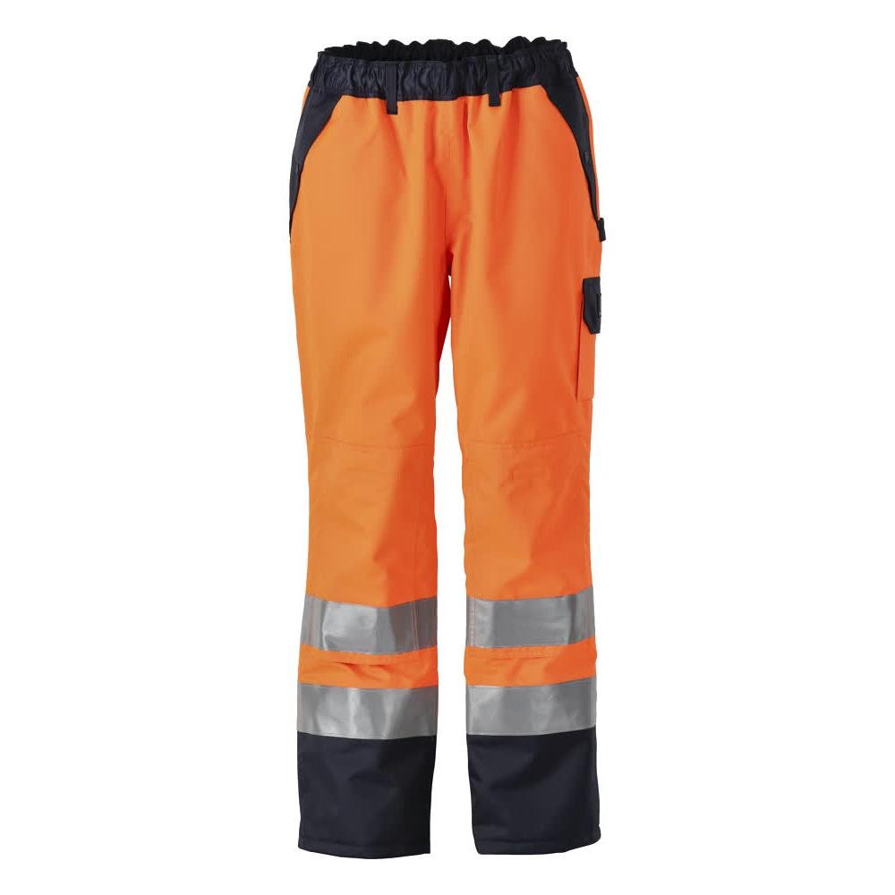MASCOT® Linz överdragsbyxa, hi-vis orange/marinblå