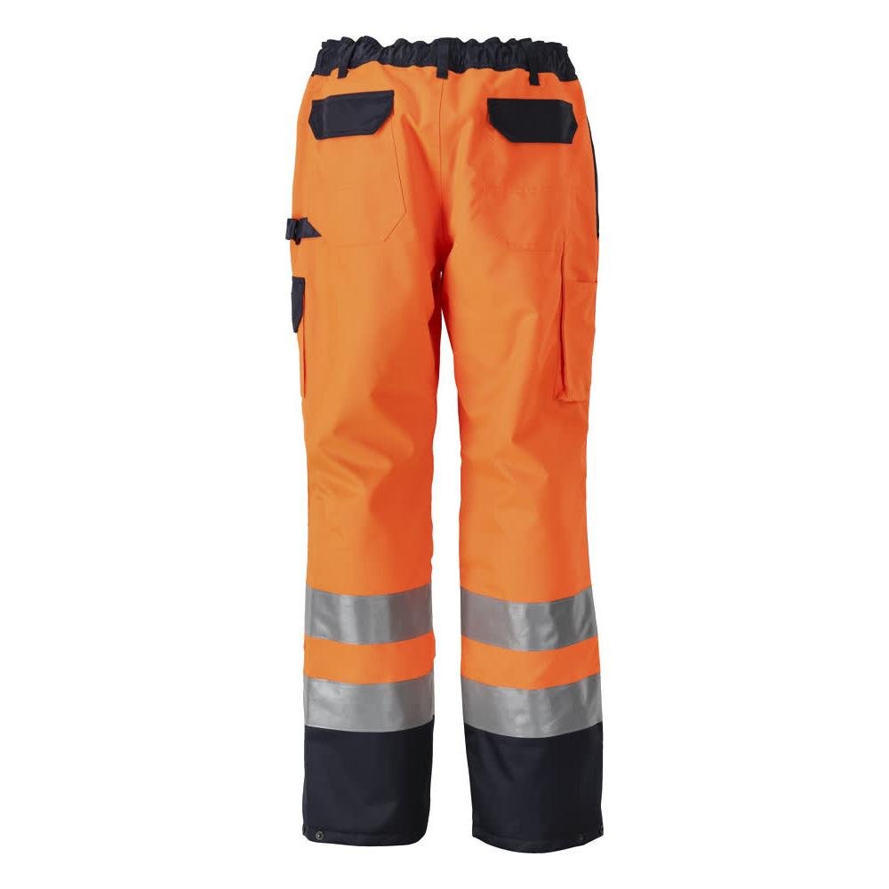 MASCOT® Linz överdragsbyxa, hi-vis orange/marinblå