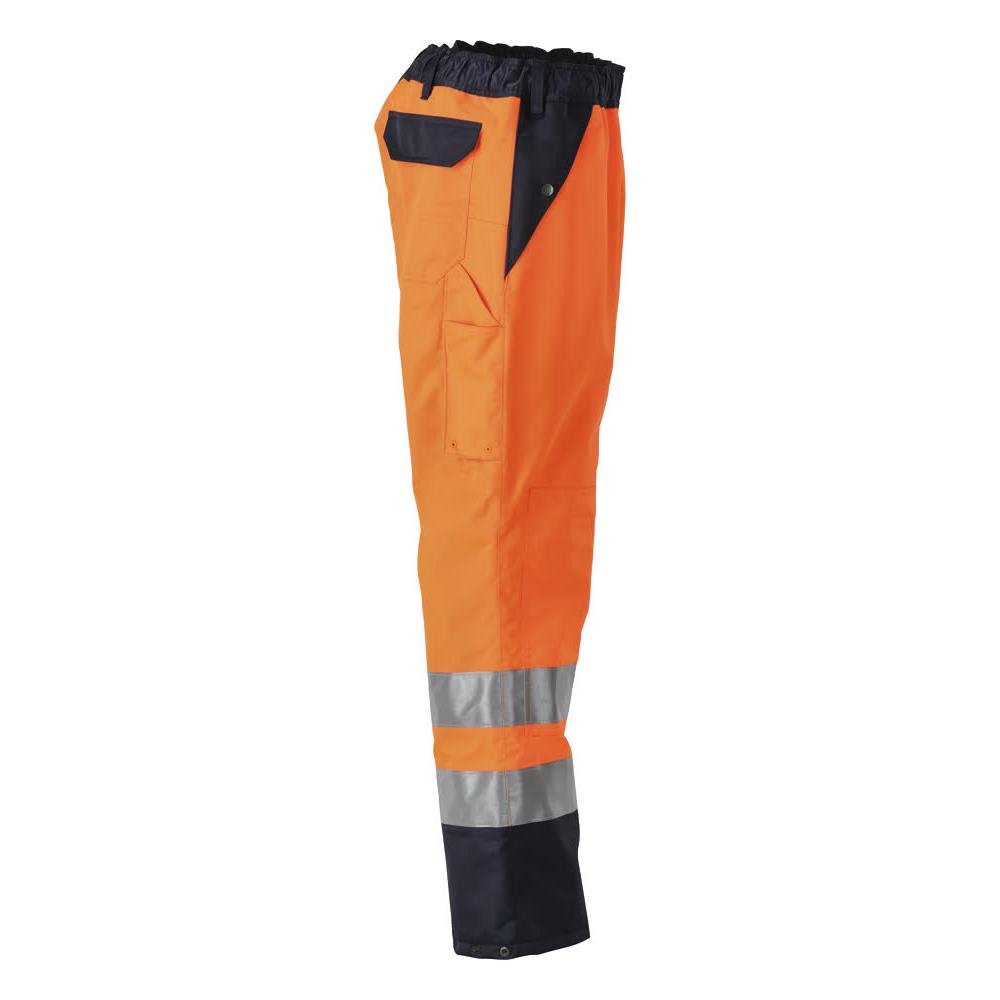 MASCOT® Linz överdragsbyxa, hi-vis orange/marinblå