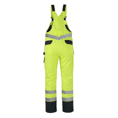 MASCOT® Wels byxbyxor, hi-vis gul/marinblå