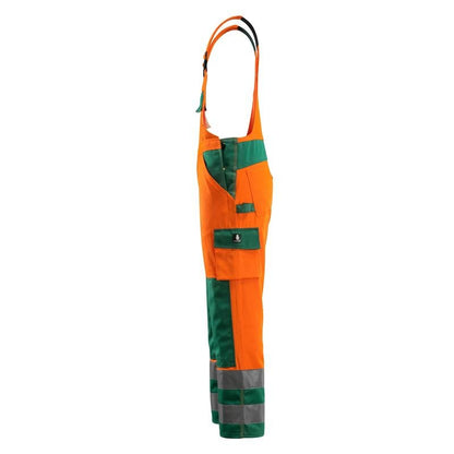 MASCOT® Barras byxbyxor, hi-vis orange/grön