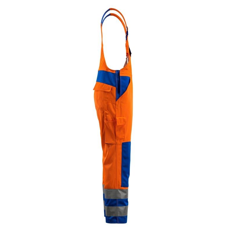 MASCOT® Barras byxbyxor, hi-vis orange/kornblå