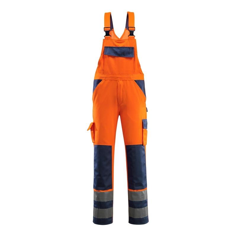 MASCOT® Barras byxbyxor, hi-vis orange/marinblå