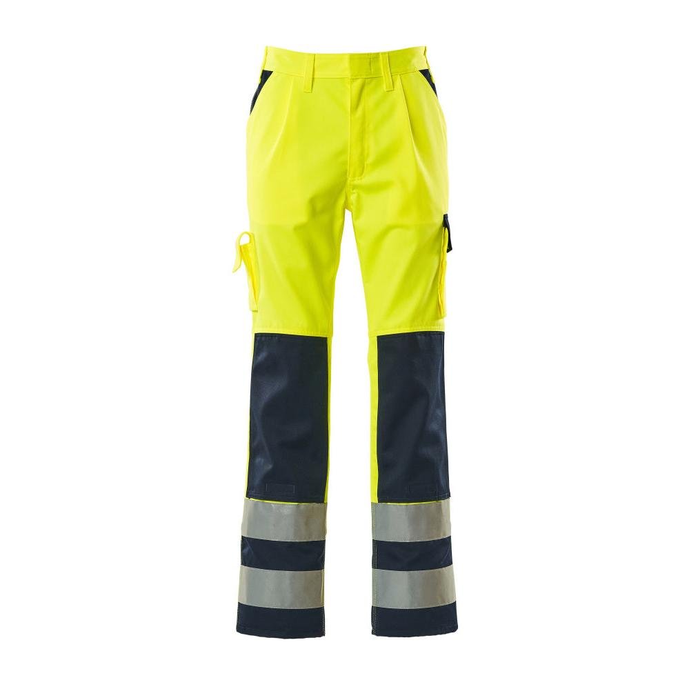 MASCOT® Olinda byxa, hi-vis gul/marinblå