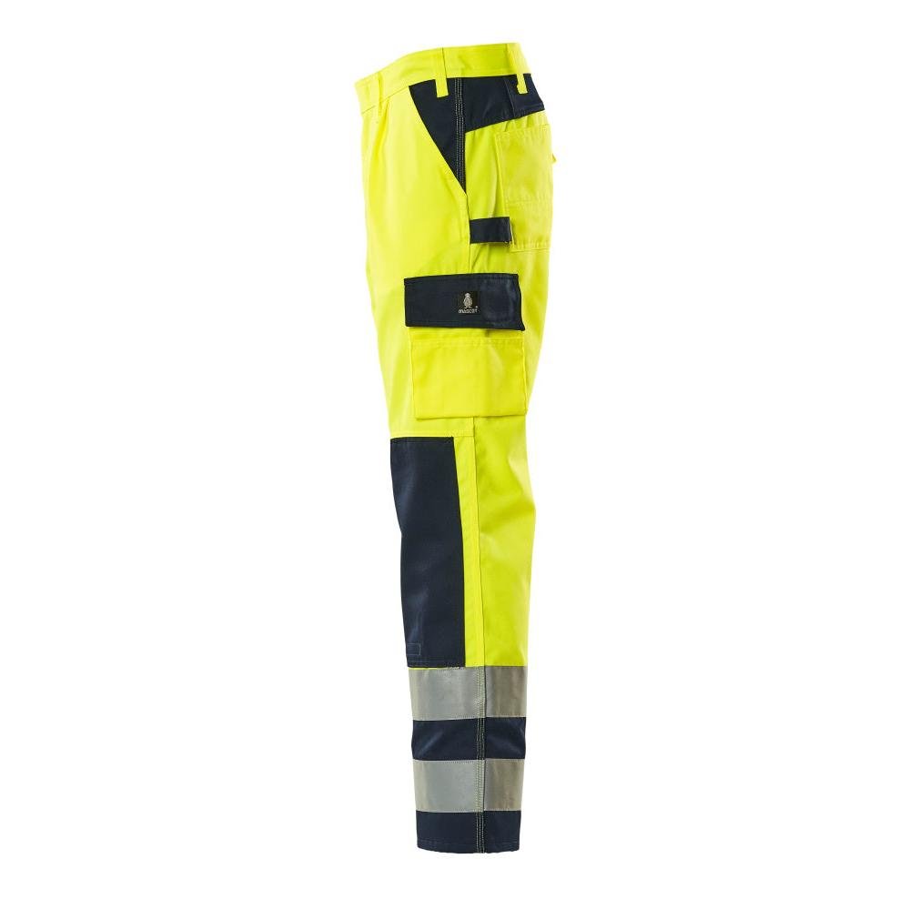 MASCOT® Olinda byxa, hi-vis gul/marinblå