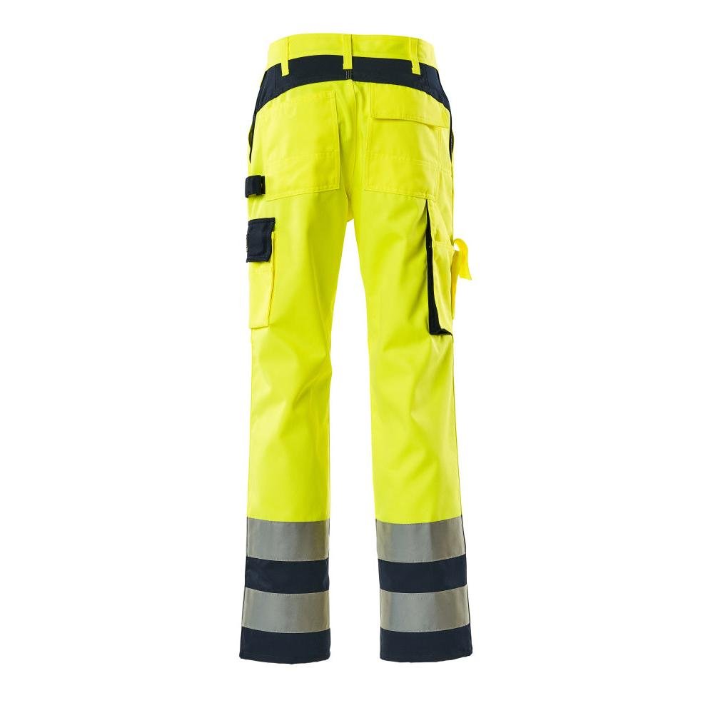 MASCOT® Olinda byxa, hi-vis gul/marinblå