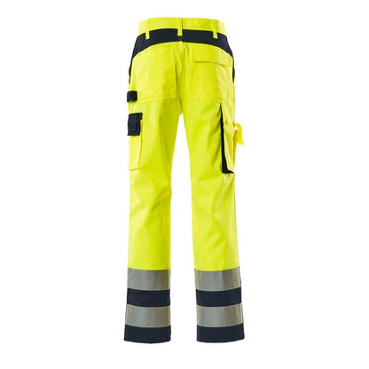 MASCOT® Olinda byxa, hi-vis gul/marinblå