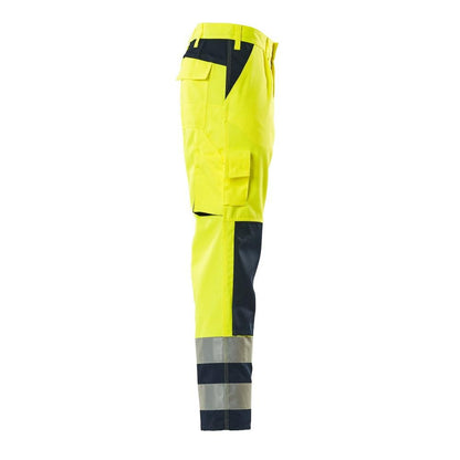 MASCOT® Olinda byxa, hi-vis gul/marinblå