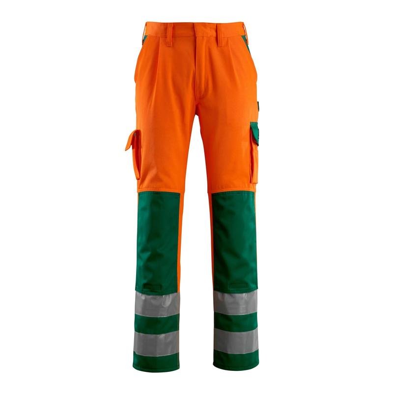 MASCOT® Olinda byxa, hi-vis orange/grön