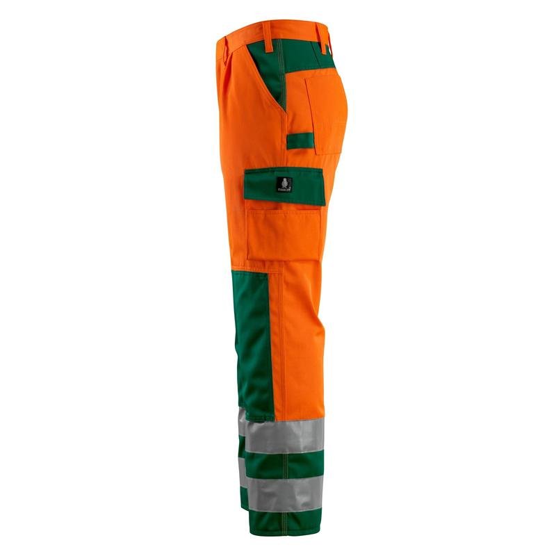 MASCOT® Olinda byxa, hi-vis orange/grön