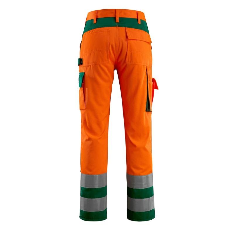 MASCOT® Olinda byxa, hi-vis orange/grön