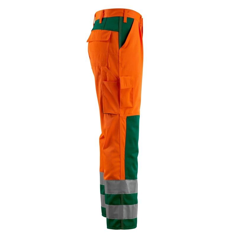 MASCOT® Olinda byxa, hi-vis orange/grön
