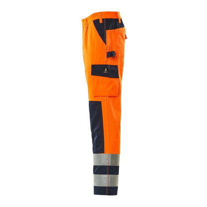 MASCOT® Olinda byxa, hi-vis orange/marinblå