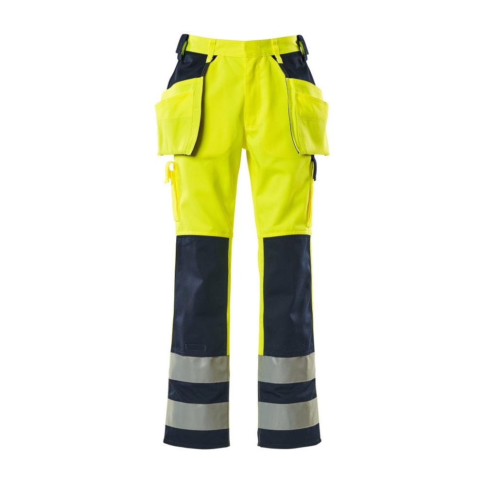 MASCOT® Almas hantverksbyxa, hi-vis gul/marinblå