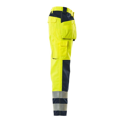 MASCOT® Almas hantverksbyxa, hi-vis gul/marinblå